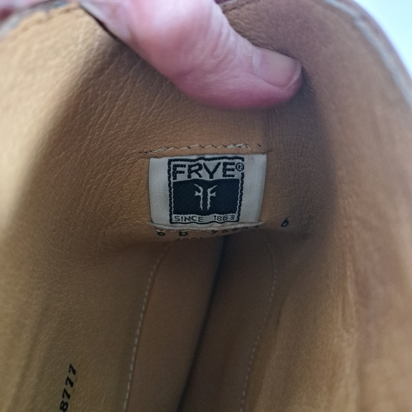 Frye Melissa Logo D Ring Riding Boots SZ 6B - Picture 6 of 15